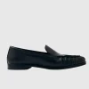 Alohas - Marty Black Leather Loafers