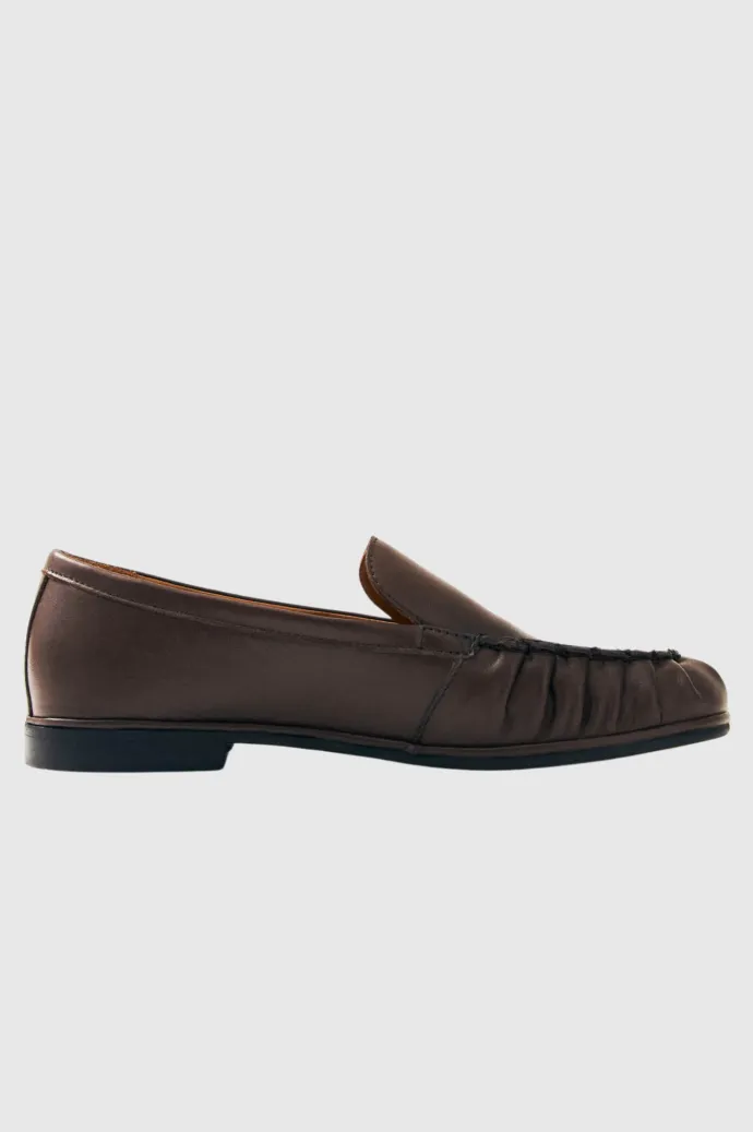 Alohas - Marty Brown Leather Loafers