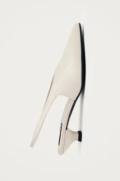 Alohas - Eros Cream Leather Pumps - Cream