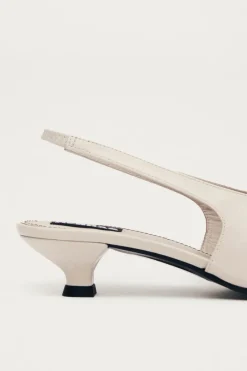 Alohas - Eros Cream Leather Pumps - Cream