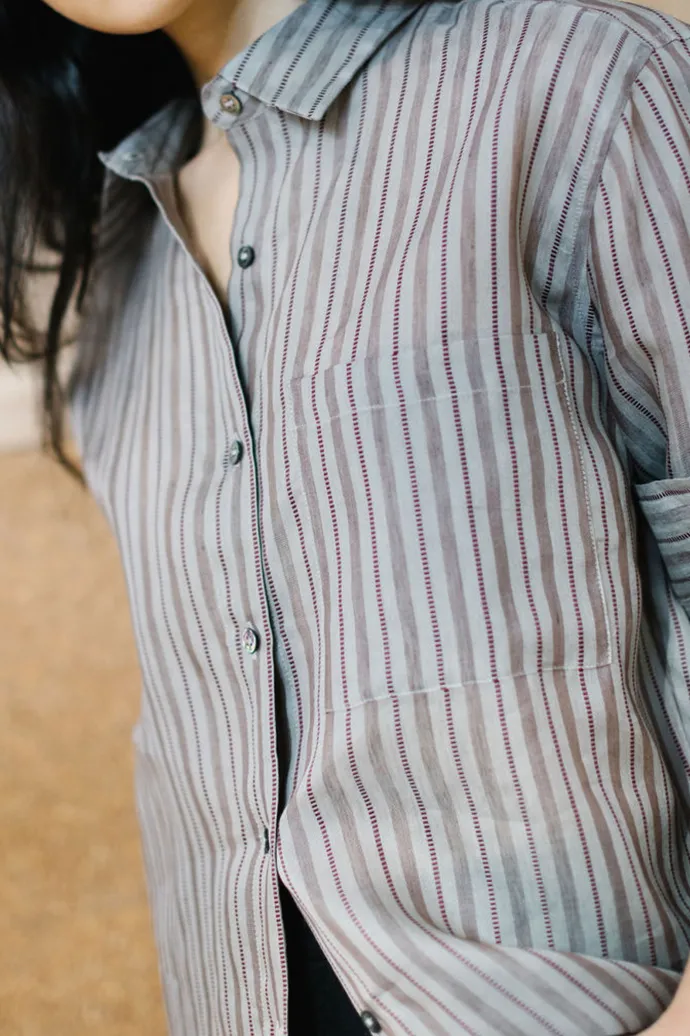Annie - Annie Shirt - Silk Stripe