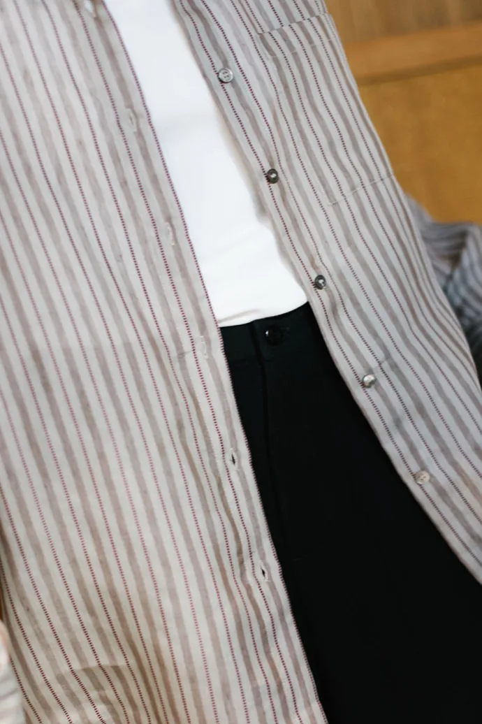 Annie - Annie Shirt - Silk Stripe