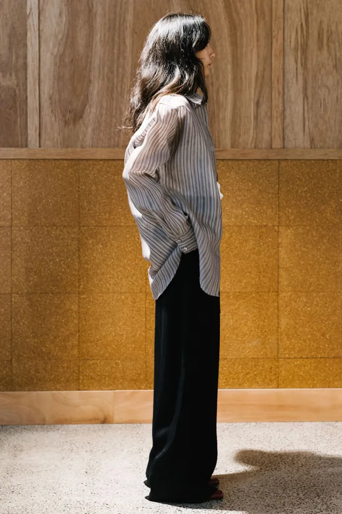 Annie - Annie Shirt - Silk Stripe
