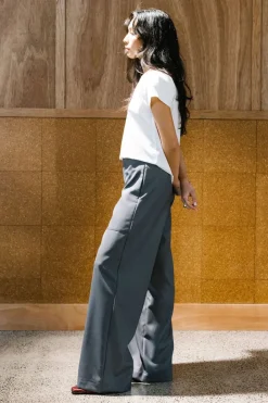 Annie - Frank Pant - Light Wool Grey