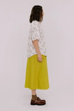 Annie - Jasper Shirt - Winter White Floral