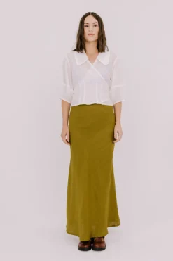 Annie - Lydia Wrap Blouse - Silk