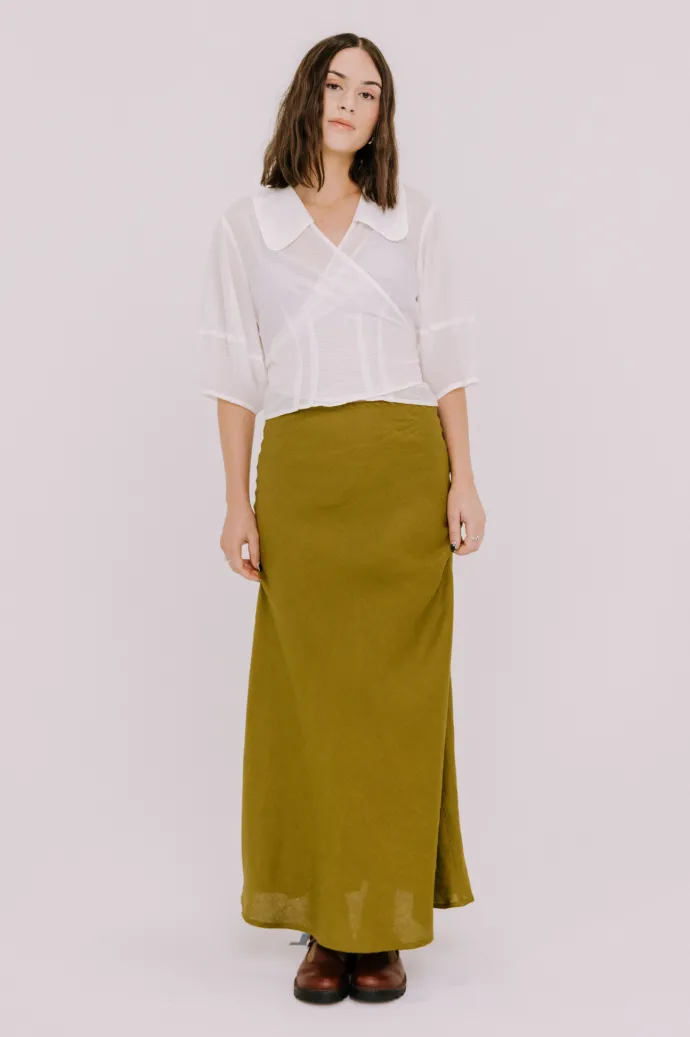 Annie - Lydia Wrap Blouse - Silk