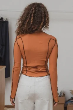 Baserange - Omato Long Sleeve - Dre Orange (Black)