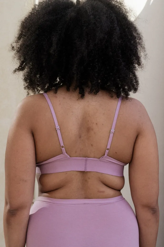 Baserange - Triangle Bra - Still Purple