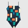 Bobo Choses - Colour Block Print Recycled Swimsuit