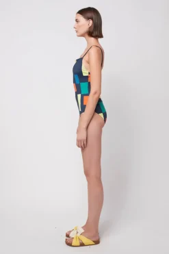 Bobo Choses - Colour Block Print Recycled Swimsuit