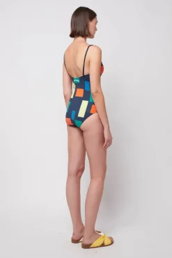 Bobo Choses - Colour Block Print Recycled Swimsuit