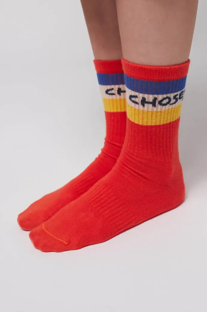 Bobo Choses - Colourblock Socks - Orange/Multi