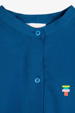 Bobo Choses - Contrast Trim Puff Sleeve Shirt