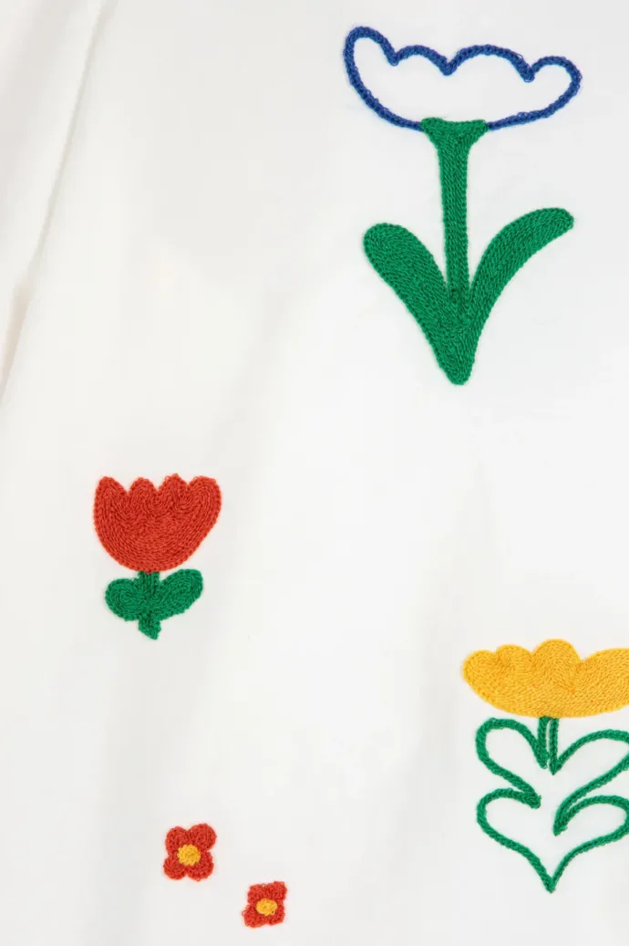 Bobo Choses - Garden Embroidery Tie Blouse