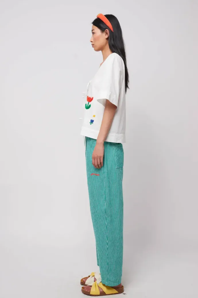 Bobo Choses - Garden Embroidery Tie Blouse