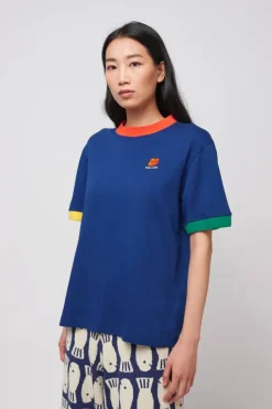 Bobo Choses - Logo Embroidery Colour Block T-Shirt