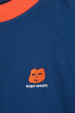 Bobo Choses - Logo Embroidery Colour Block T-Shirt