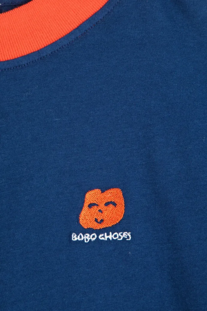 Bobo Choses - Logo Embroidery Colour Block T-Shirt