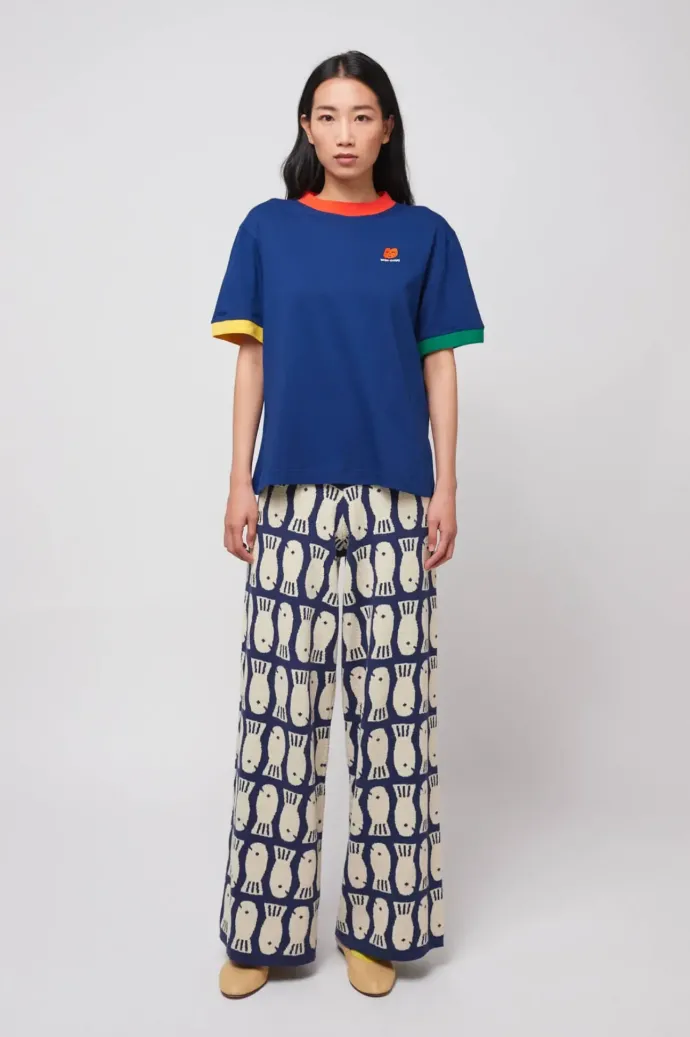 Bobo Choses - Logo Embroidery Colour Block T-Shirt