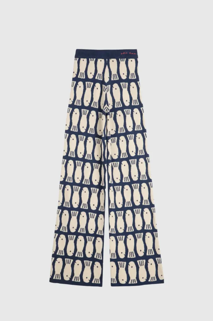 Bobo Choses - Lucky Fish Jacquard Knitted Trousers