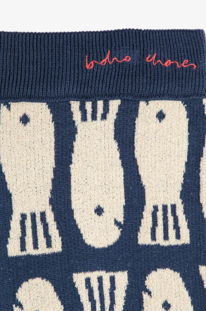 Bobo Choses - Lucky Fish Jacquard Knitted Trousers