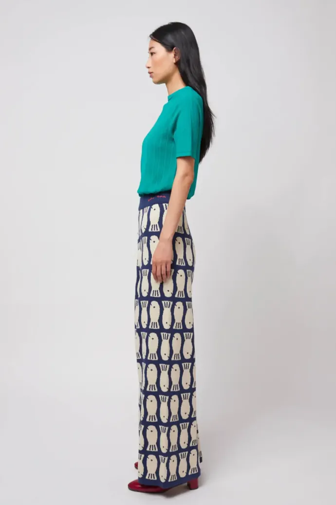 Bobo Choses - Lucky Fish Jacquard Knitted Trousers