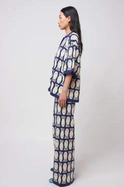 Bobo Choses - Lucky Fish Jacquard Knitted Polo