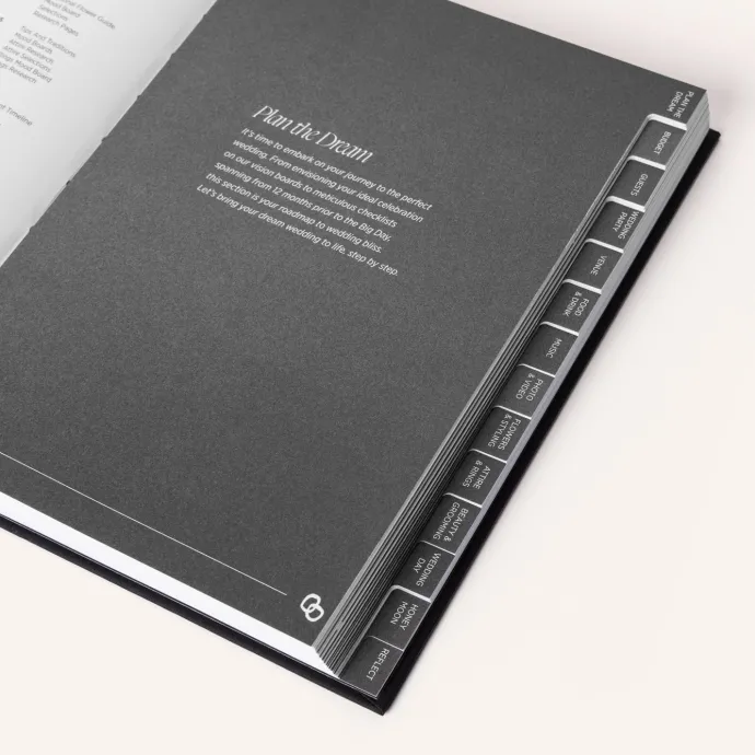 BOUND by Made of Tomorrow Wedding Planner - Black
