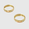 Brie Leon - Estella Hoops - Gold