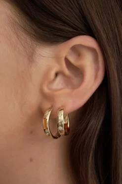 Brie Leon - Estella Hoops - Gold