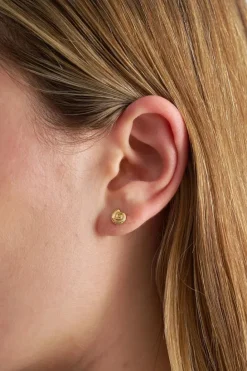 Brie Leon - Mini Spiral Earrings - Gold