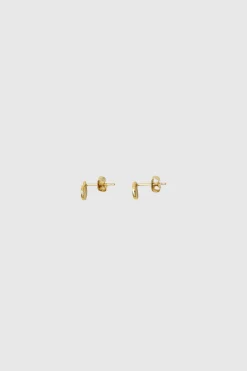 Brie Leon - Mini Spiral Earrings - Gold
