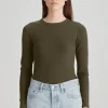 Commoners - Base Ribbed LS - Khaki
