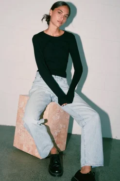 Commoners - Base Ribbed LS - Black