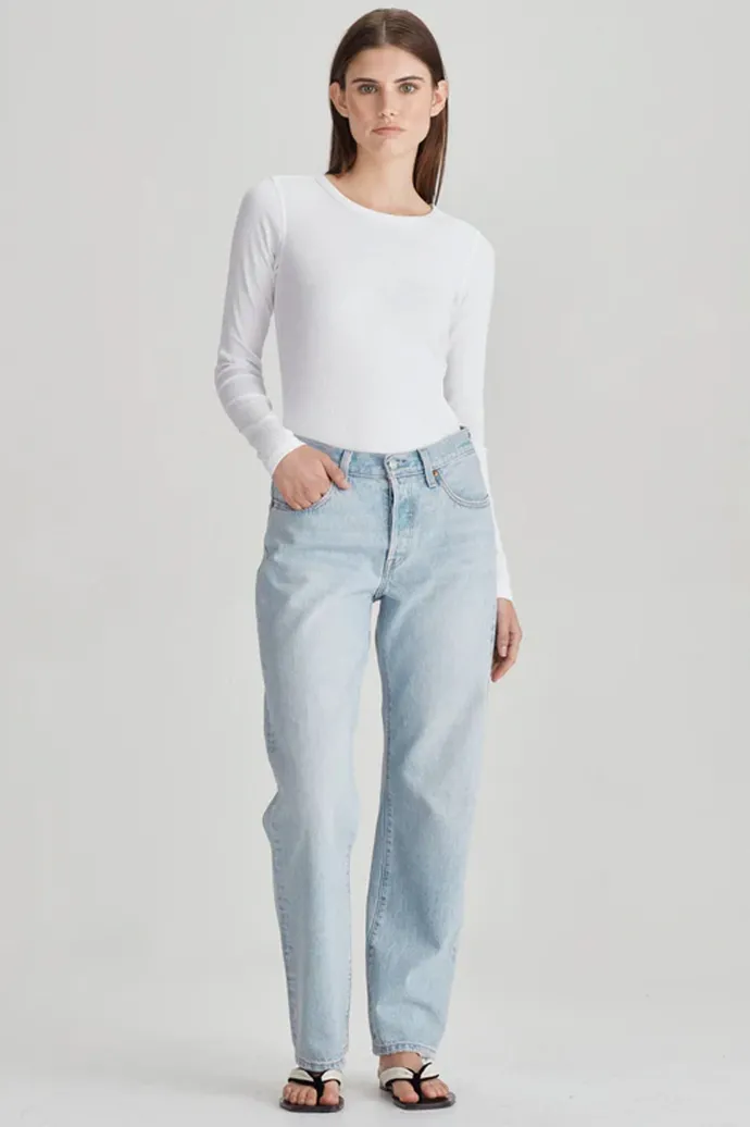Commoners - Base Ribbed LS - White
