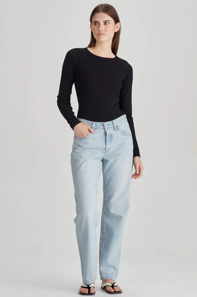Commoners - Base Ribbed LS - Black