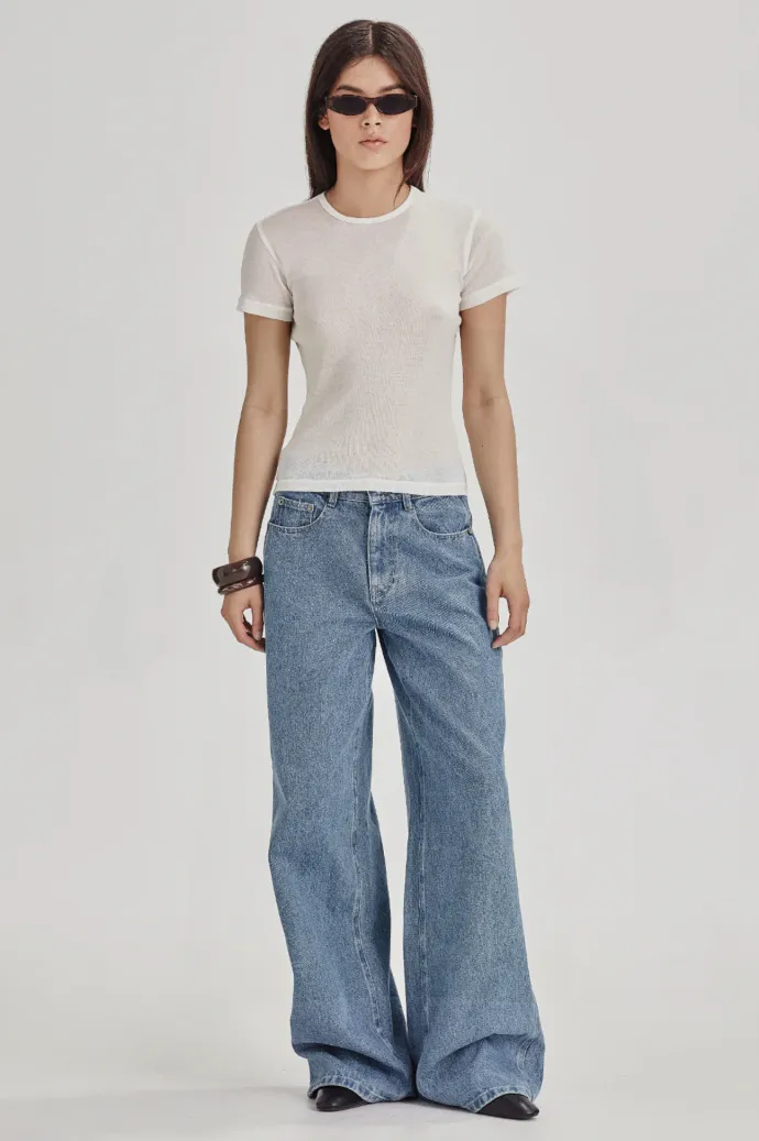Commoners - Ultrafine SS Layer Tee - White