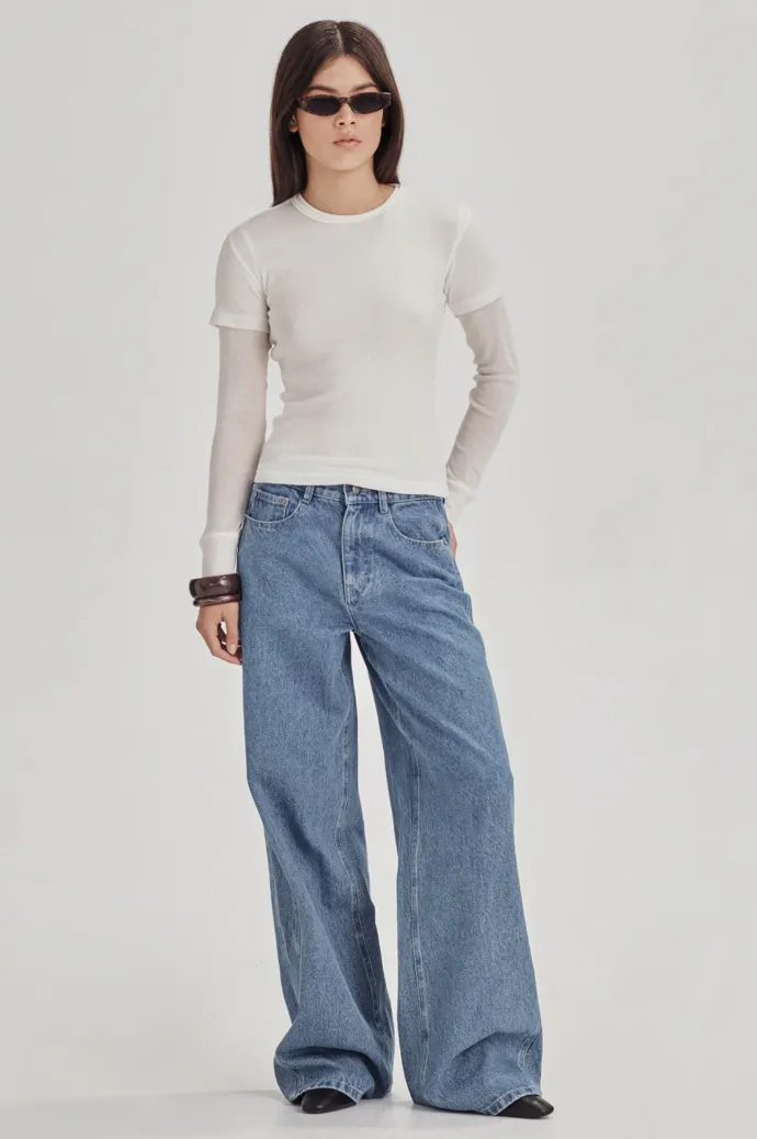 Commoners - Ultrafine SS Layer Tee - White