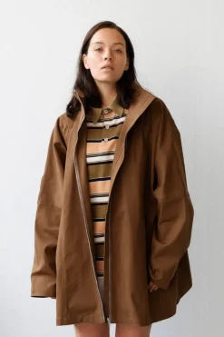 Commonplace - City Twill Jacket - Coffee