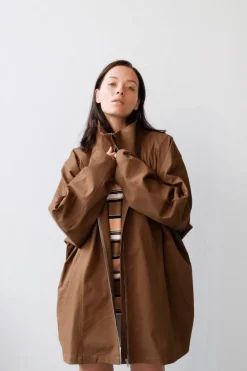 Commonplace - City Twill Jacket - Coffee