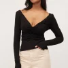 Dominique Healy - Echo Long Sleeve Tee - Black