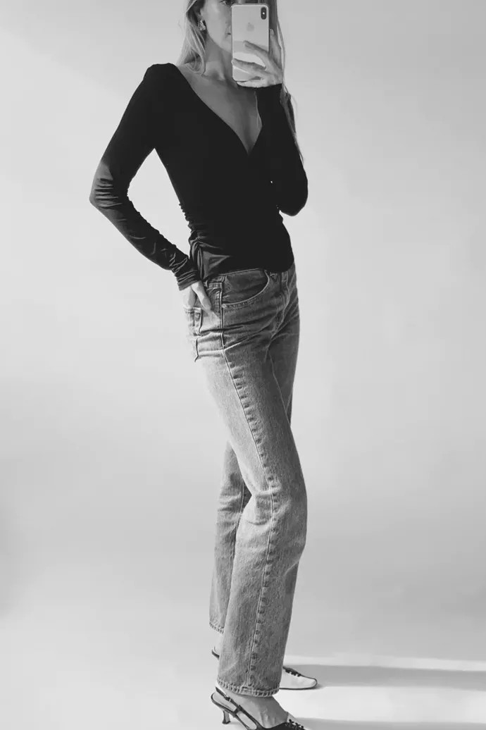Dominique Healy - Echo Long Sleeve Tee - Black