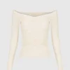Dominique Healy - Luella Long-Sleeve - Vanilla Rib