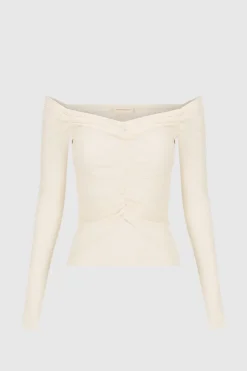 Dominique Healy - Luella Long-Sleeve - Vanilla Rib