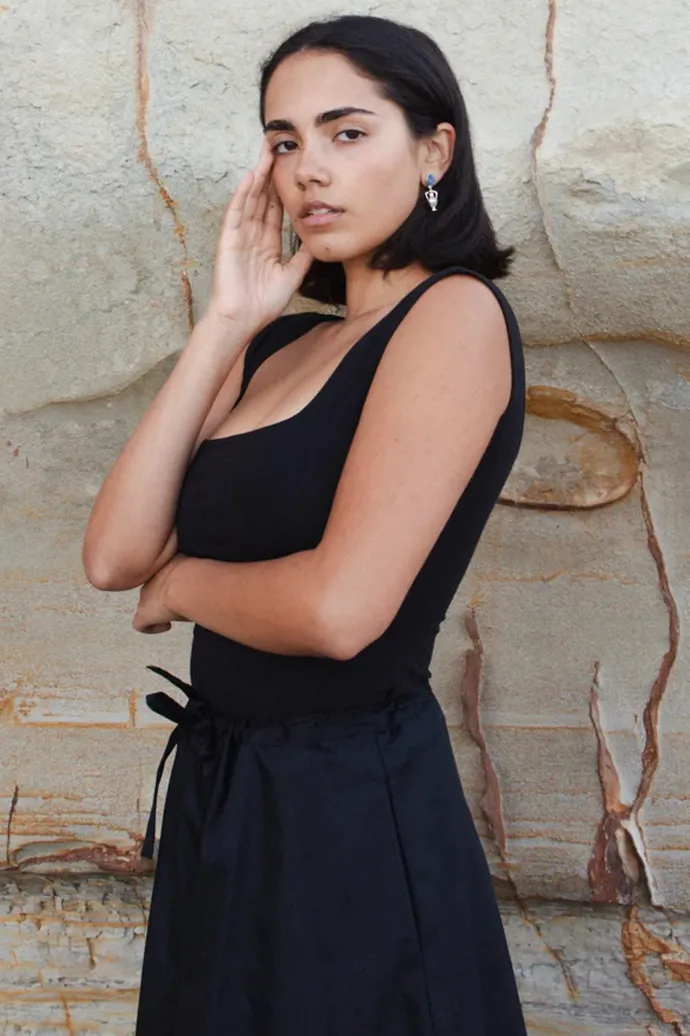 Dominique Healy - Naia Tank - Black