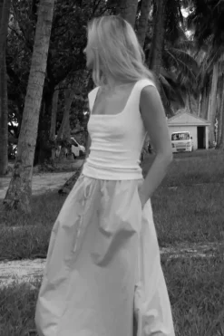 Dominique Healy - Naia Tank - Ivory