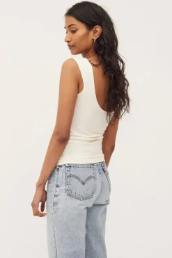 Dominique Healy - Naia Tank - Ivory
