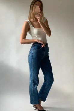 Dominique Healy - Naia Tank - Ivory
