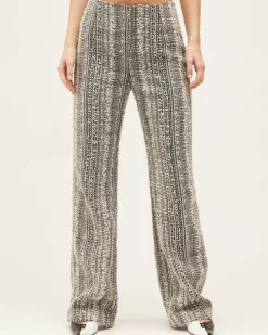 Dominique Healy - Sonia Pant - Black/Ivory Tweed